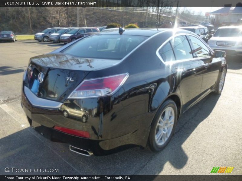 Crystal Black Pearl / Parchment 2010 Acura TL 3.5