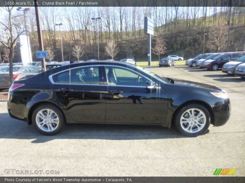 Crystal Black Pearl / Parchment 2010 Acura TL 3.5