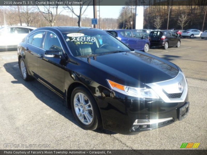 Crystal Black Pearl / Parchment 2010 Acura TL 3.5