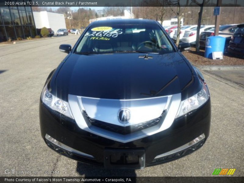 Crystal Black Pearl / Parchment 2010 Acura TL 3.5