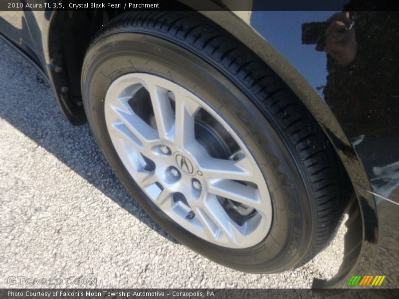 Crystal Black Pearl / Parchment 2010 Acura TL 3.5