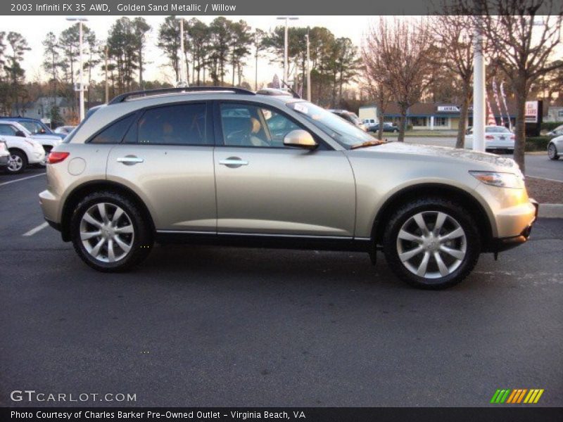 Golden Sand Metallic / Willow 2003 Infiniti FX 35 AWD