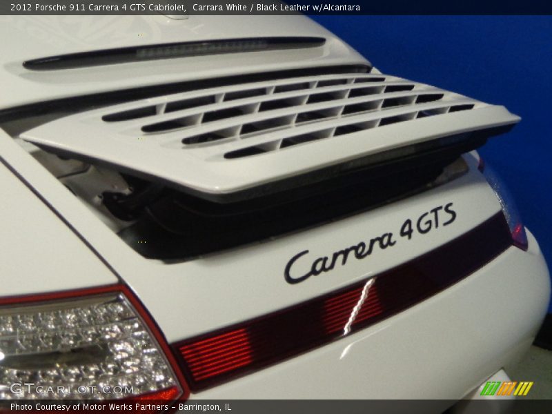 Carrara White / Black Leather w/Alcantara 2012 Porsche 911 Carrera 4 GTS Cabriolet
