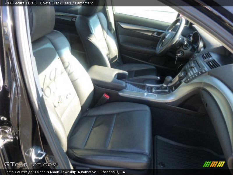 Crystal Black Pearl / Parchment 2010 Acura TL 3.5