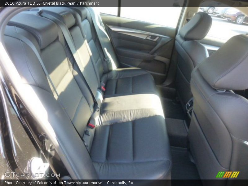 Crystal Black Pearl / Parchment 2010 Acura TL 3.5