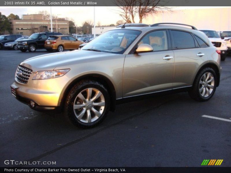 Golden Sand Metallic / Willow 2003 Infiniti FX 35 AWD