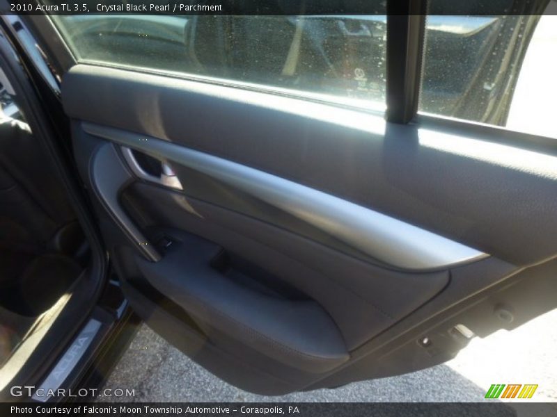 Crystal Black Pearl / Parchment 2010 Acura TL 3.5