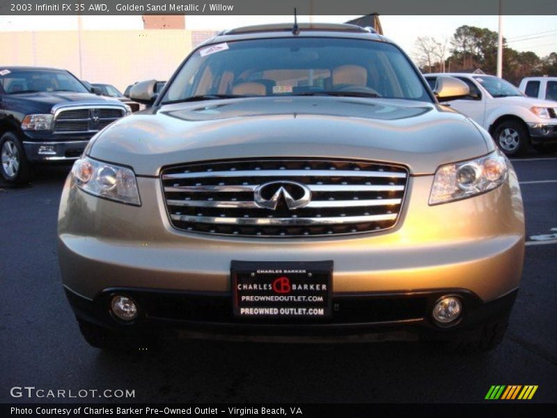 Golden Sand Metallic / Willow 2003 Infiniti FX 35 AWD