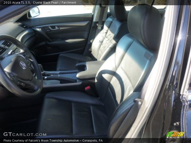 Crystal Black Pearl / Parchment 2010 Acura TL 3.5