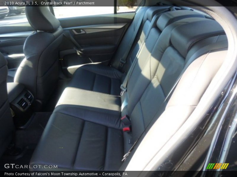 Crystal Black Pearl / Parchment 2010 Acura TL 3.5