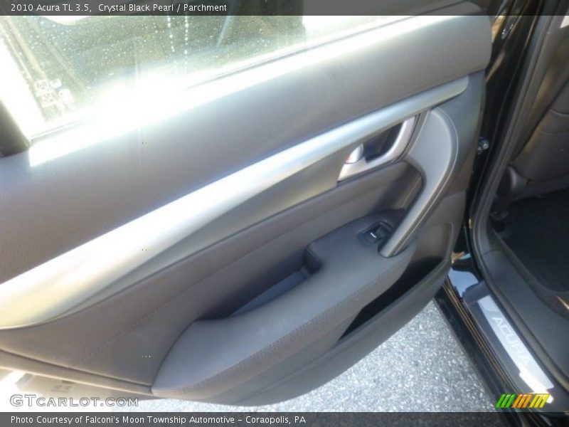 Crystal Black Pearl / Parchment 2010 Acura TL 3.5