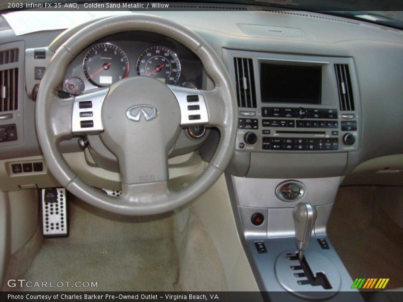 Dashboard of 2003 FX 35 AWD