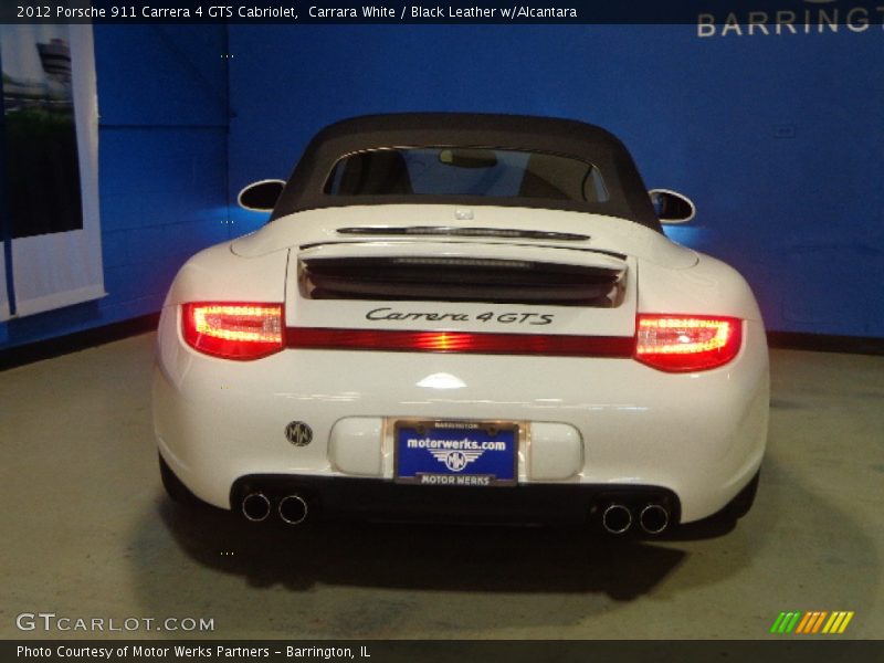 Carrara White / Black Leather w/Alcantara 2012 Porsche 911 Carrera 4 GTS Cabriolet