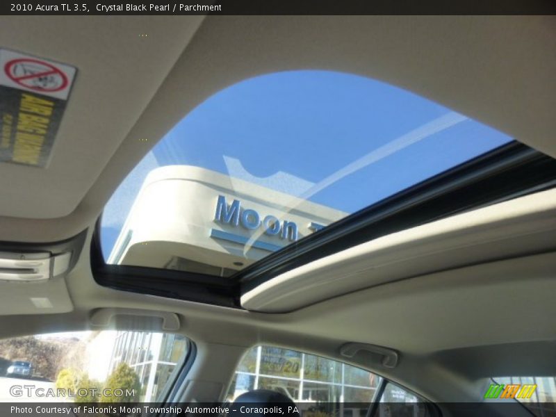 Crystal Black Pearl / Parchment 2010 Acura TL 3.5