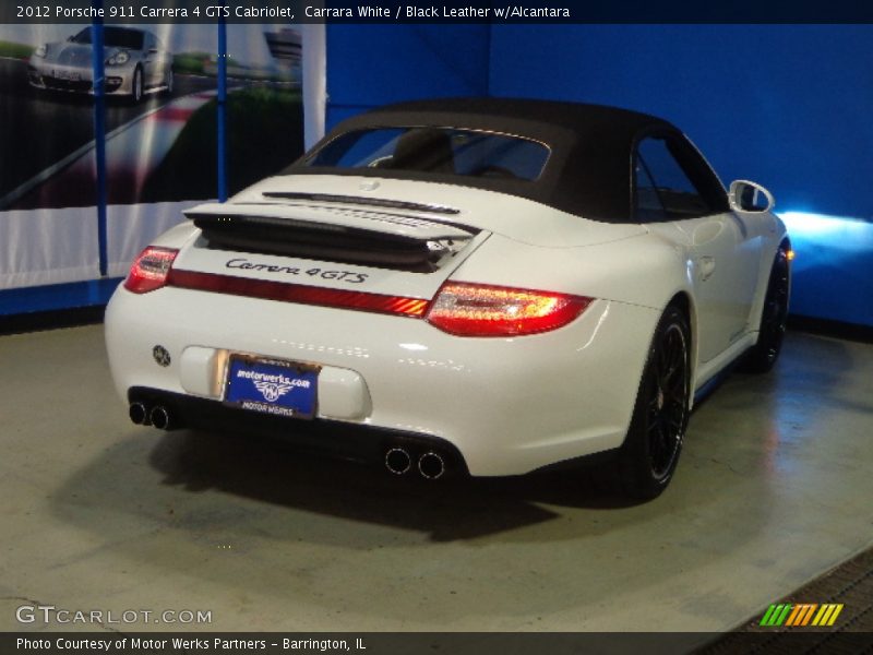 Carrara White / Black Leather w/Alcantara 2012 Porsche 911 Carrera 4 GTS Cabriolet