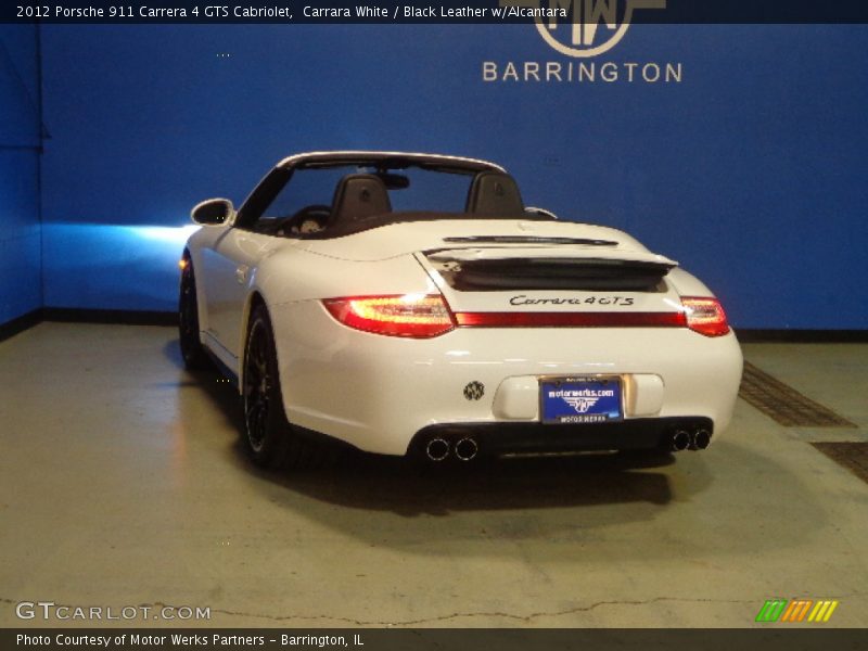 Carrara White / Black Leather w/Alcantara 2012 Porsche 911 Carrera 4 GTS Cabriolet