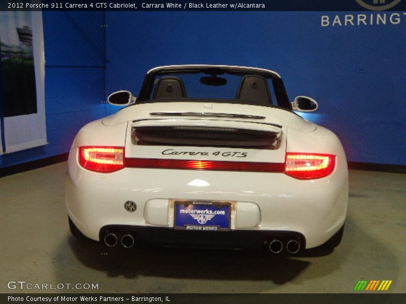 Carrara White / Black Leather w/Alcantara 2012 Porsche 911 Carrera 4 GTS Cabriolet