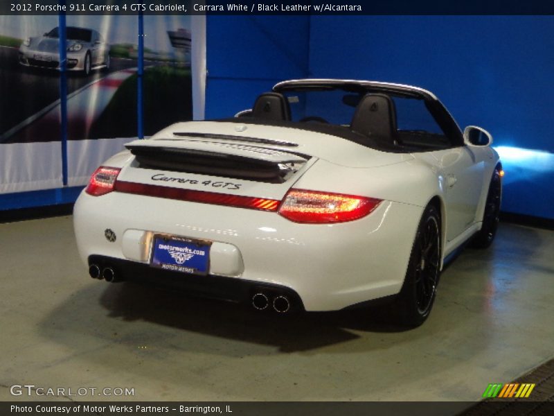 Carrara White / Black Leather w/Alcantara 2012 Porsche 911 Carrera 4 GTS Cabriolet