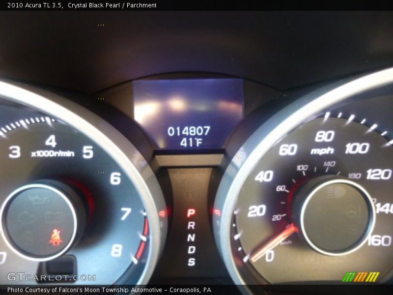 Crystal Black Pearl / Parchment 2010 Acura TL 3.5