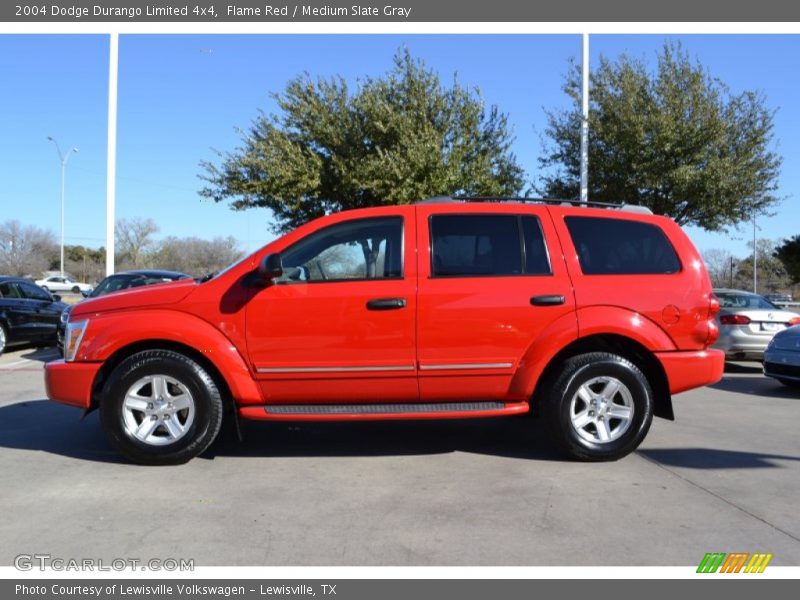 Flame Red / Medium Slate Gray 2004 Dodge Durango Limited 4x4