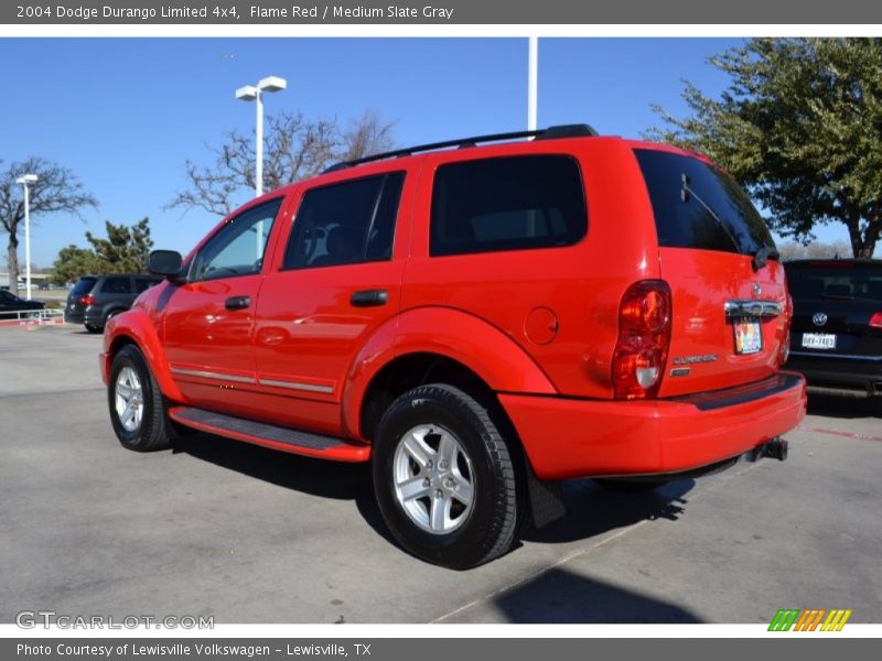 Flame Red / Medium Slate Gray 2004 Dodge Durango Limited 4x4