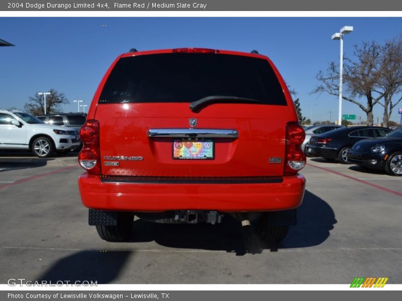 Flame Red / Medium Slate Gray 2004 Dodge Durango Limited 4x4