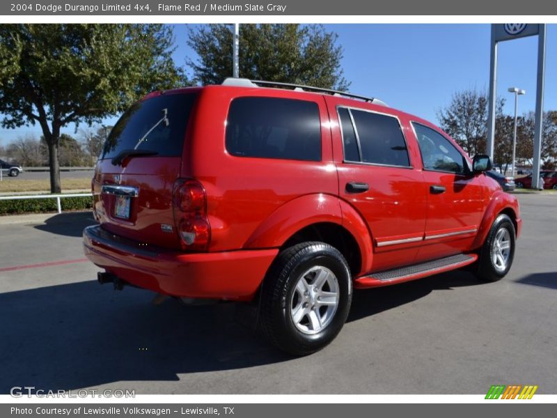 Flame Red / Medium Slate Gray 2004 Dodge Durango Limited 4x4