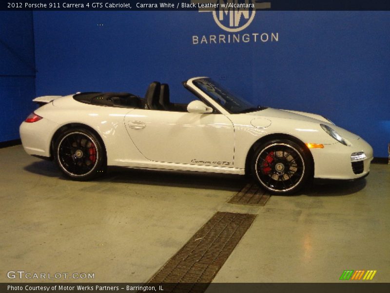 Carrara White / Black Leather w/Alcantara 2012 Porsche 911 Carrera 4 GTS Cabriolet