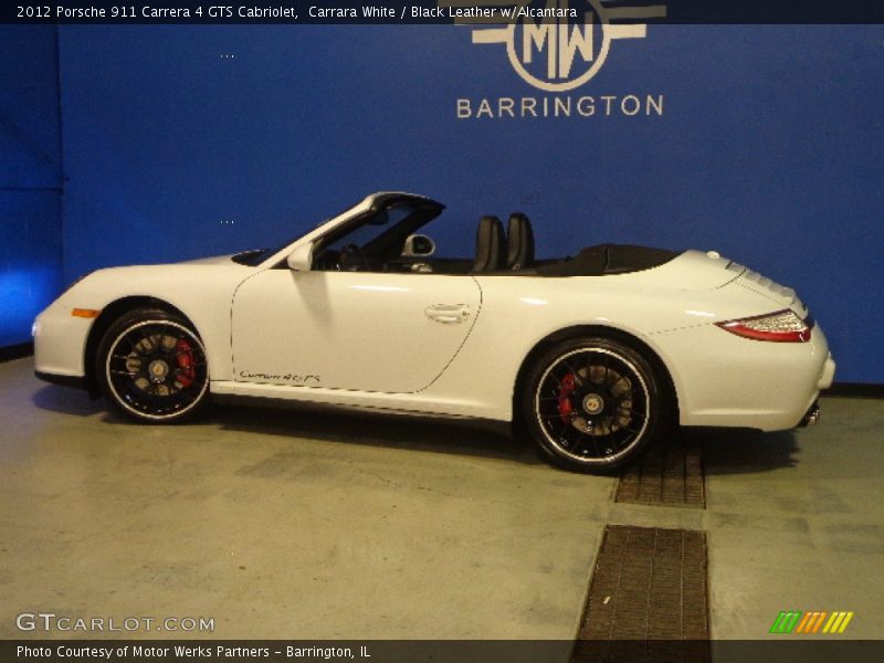 Carrara White / Black Leather w/Alcantara 2012 Porsche 911 Carrera 4 GTS Cabriolet