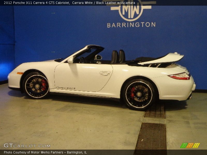 Carrara White / Black Leather w/Alcantara 2012 Porsche 911 Carrera 4 GTS Cabriolet