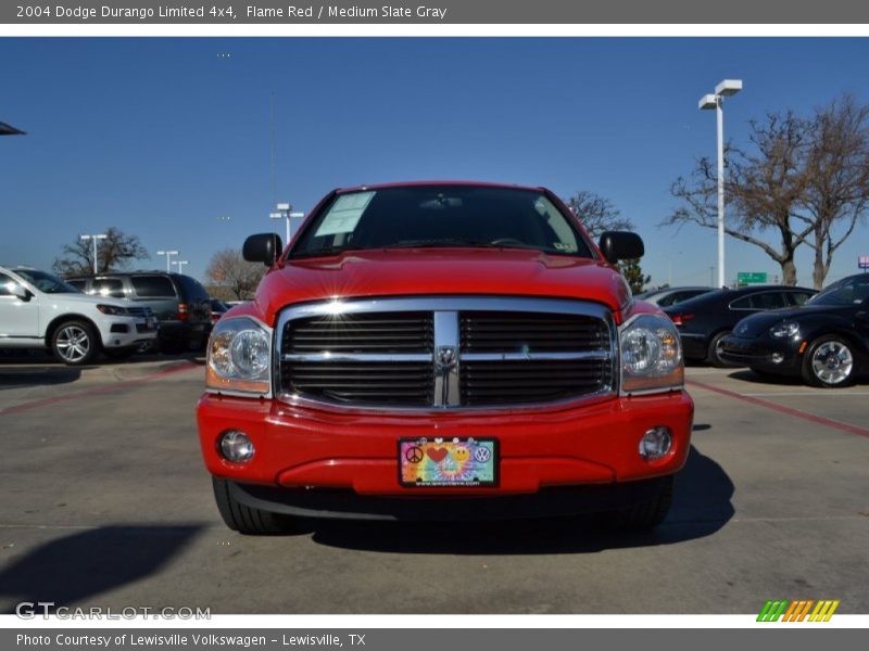 Flame Red / Medium Slate Gray 2004 Dodge Durango Limited 4x4