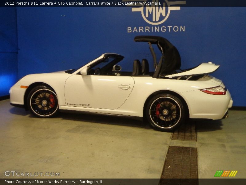 Carrara White / Black Leather w/Alcantara 2012 Porsche 911 Carrera 4 GTS Cabriolet
