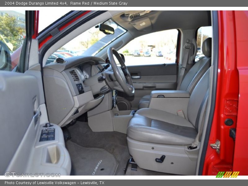 Flame Red / Medium Slate Gray 2004 Dodge Durango Limited 4x4