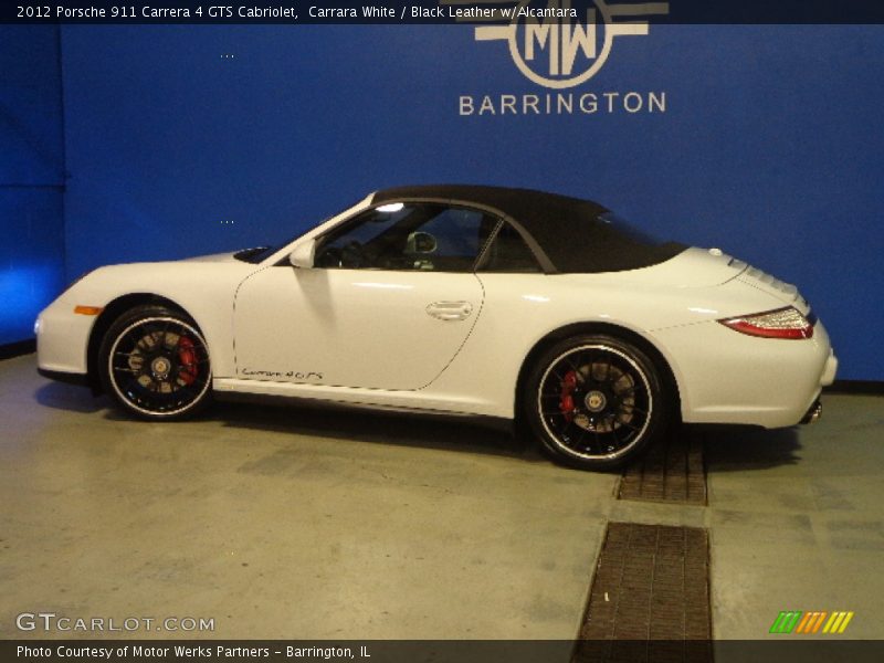 Carrara White / Black Leather w/Alcantara 2012 Porsche 911 Carrera 4 GTS Cabriolet