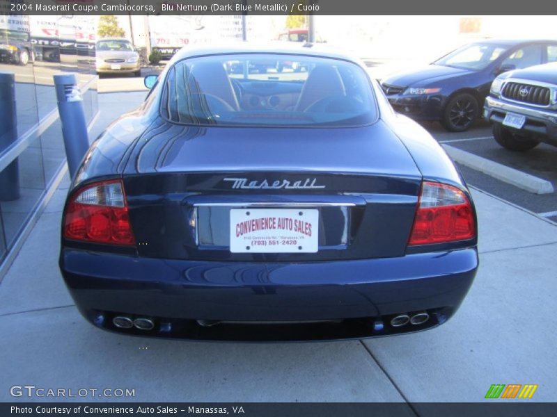 Blu Nettuno (Dark Blue Metallic) / Cuoio 2004 Maserati Coupe Cambiocorsa