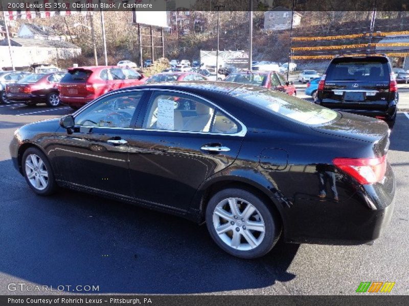 Obsidian Black / Cashmere 2008 Lexus ES 350