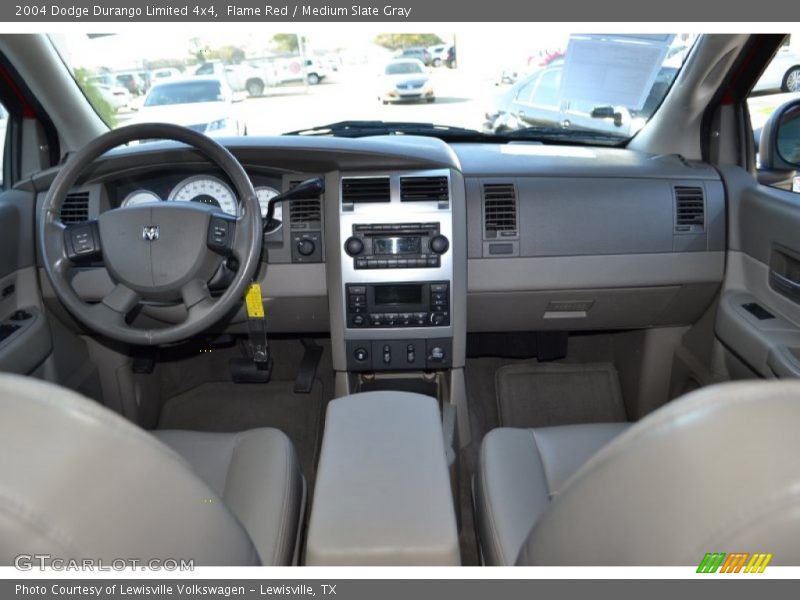Flame Red / Medium Slate Gray 2004 Dodge Durango Limited 4x4