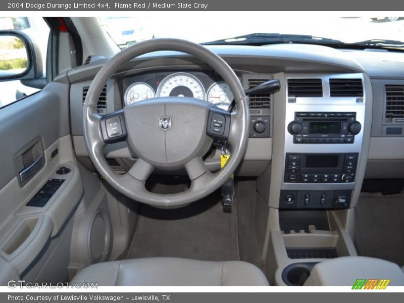 Flame Red / Medium Slate Gray 2004 Dodge Durango Limited 4x4