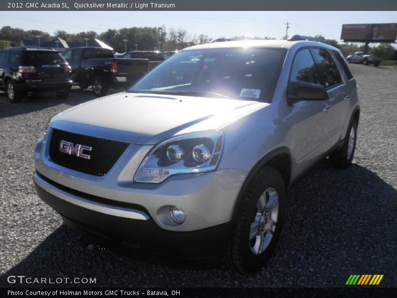 Quicksilver Metallic / Light Titanium 2012 GMC Acadia SL