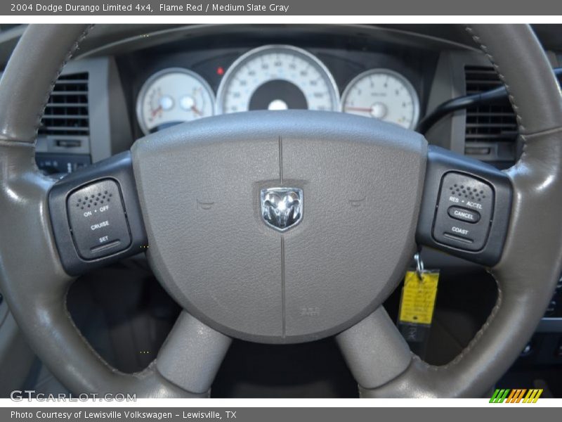 Flame Red / Medium Slate Gray 2004 Dodge Durango Limited 4x4