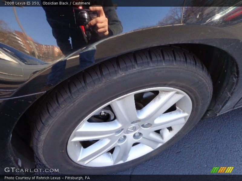 Obsidian Black / Cashmere 2008 Lexus ES 350
