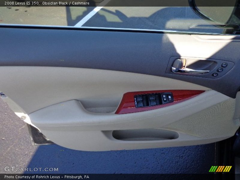 Obsidian Black / Cashmere 2008 Lexus ES 350