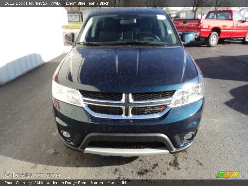 Fathom Blue Pearl / Black 2013 Dodge Journey SXT AWD