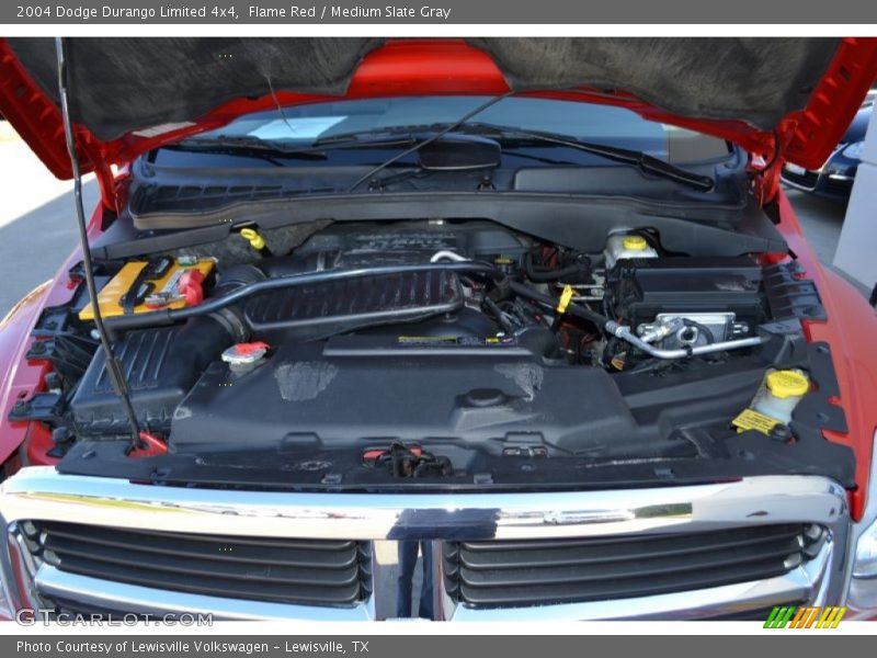 Flame Red / Medium Slate Gray 2004 Dodge Durango Limited 4x4