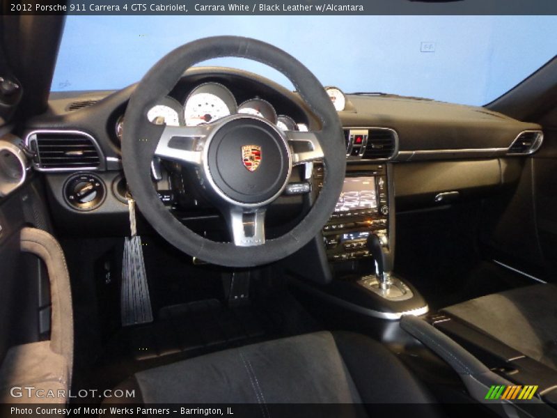 Carrara White / Black Leather w/Alcantara 2012 Porsche 911 Carrera 4 GTS Cabriolet