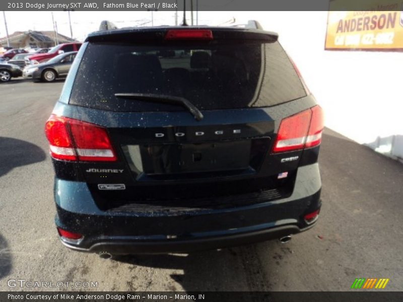 Fathom Blue Pearl / Black 2013 Dodge Journey SXT AWD