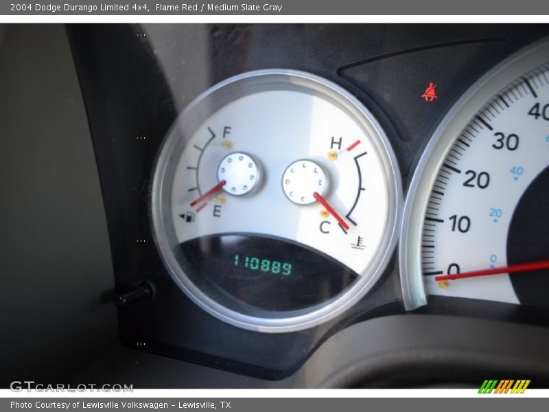 Flame Red / Medium Slate Gray 2004 Dodge Durango Limited 4x4