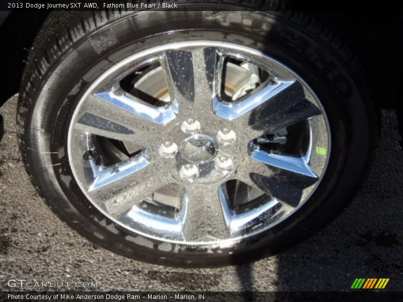 Fathom Blue Pearl / Black 2013 Dodge Journey SXT AWD