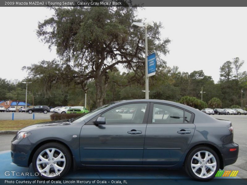 Galaxy Gray Mica / Black 2009 Mazda MAZDA3 i Touring Sedan