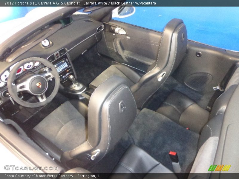 Carrara White / Black Leather w/Alcantara 2012 Porsche 911 Carrera 4 GTS Cabriolet